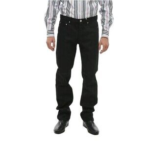 A.P.C. Classic Straight-Leg Black Denim Pants - NWT